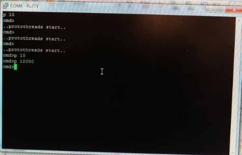 Bluetooth test PuTTY