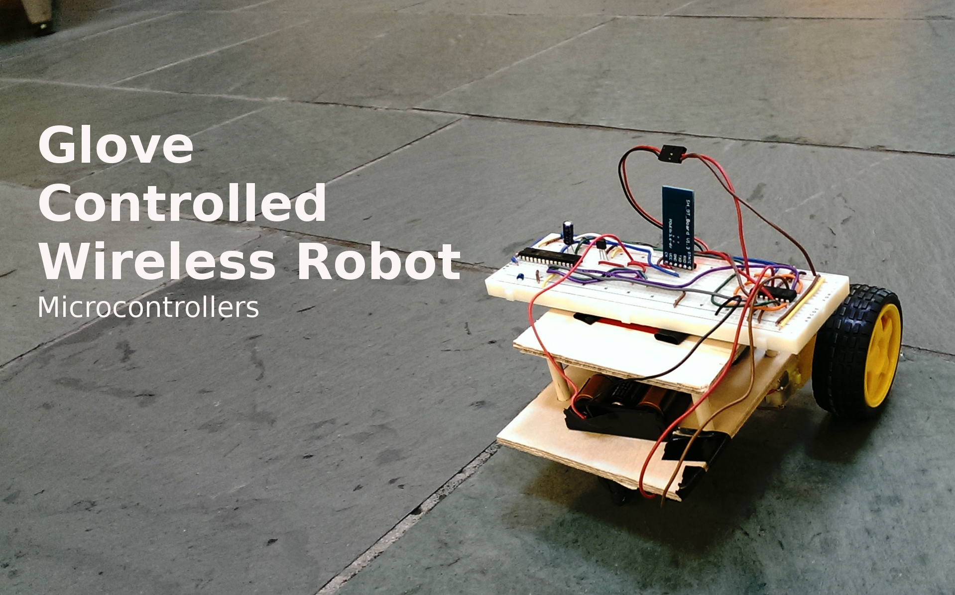 Hand Gesture Controlled Robot